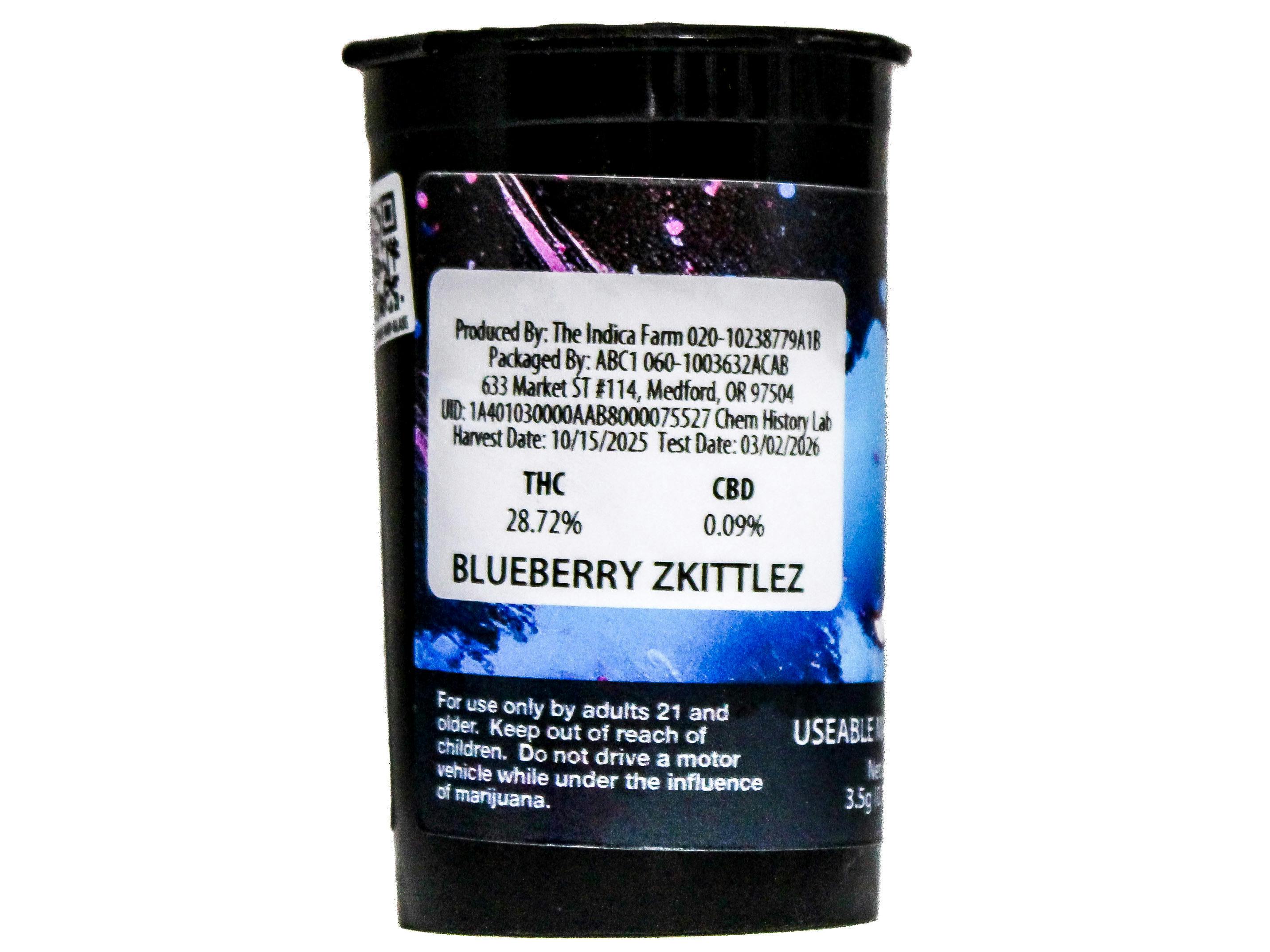 Blueberry Zkittles IH: 3.5g