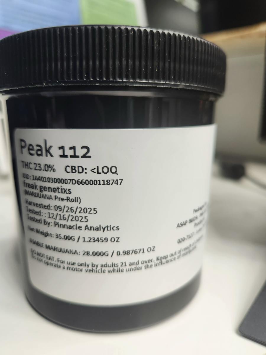 Peak 112 | Joints | 1g | 28pk cannabis product