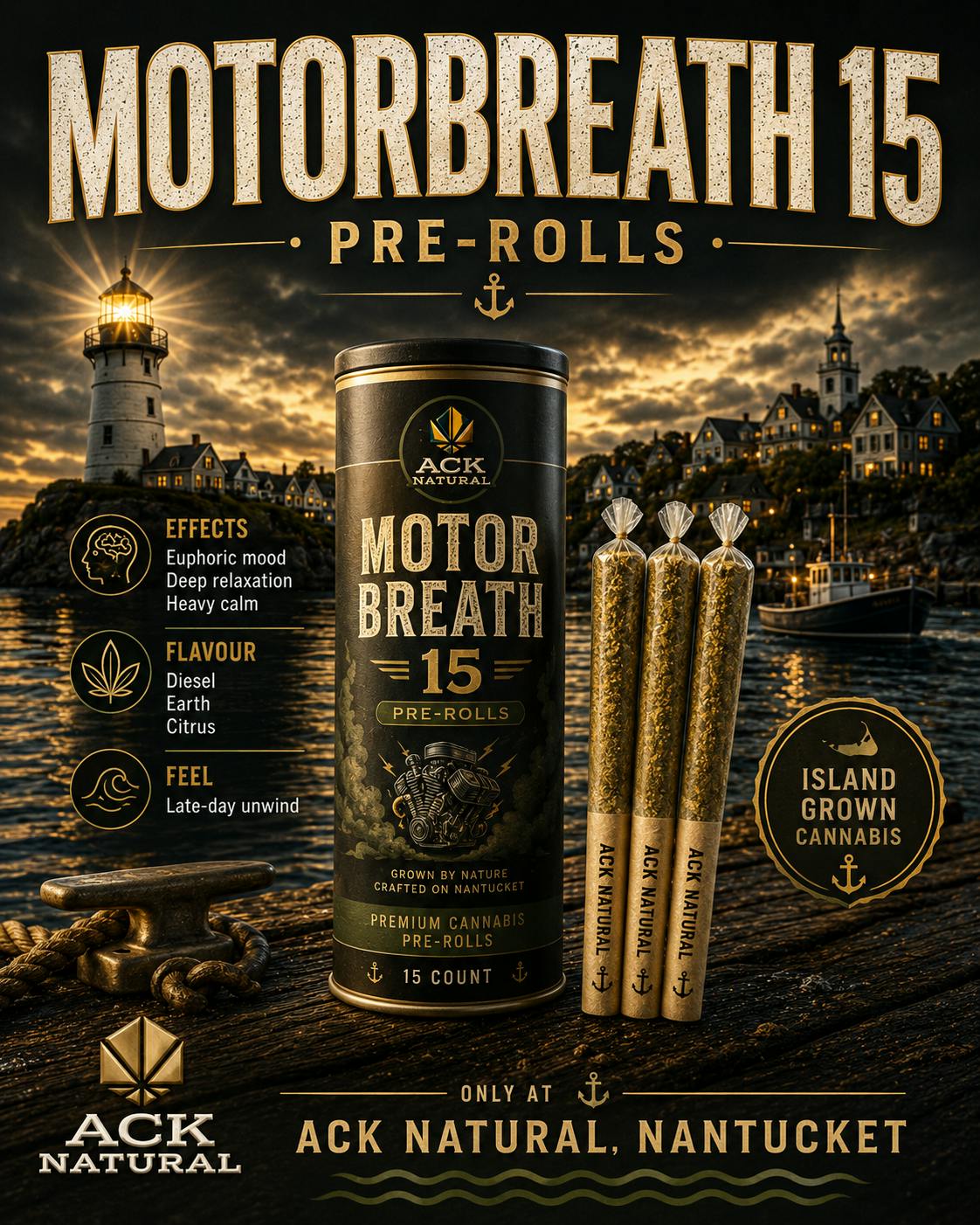 Motorbreath S26 | Joints | 1g at ACK Natural Cannabis Dispensary