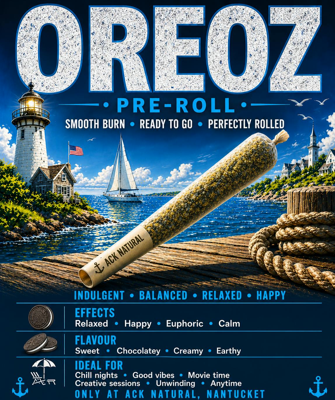 Oreoz '26 | Joints | 1g at ACK Natural Cannabis Dispensary