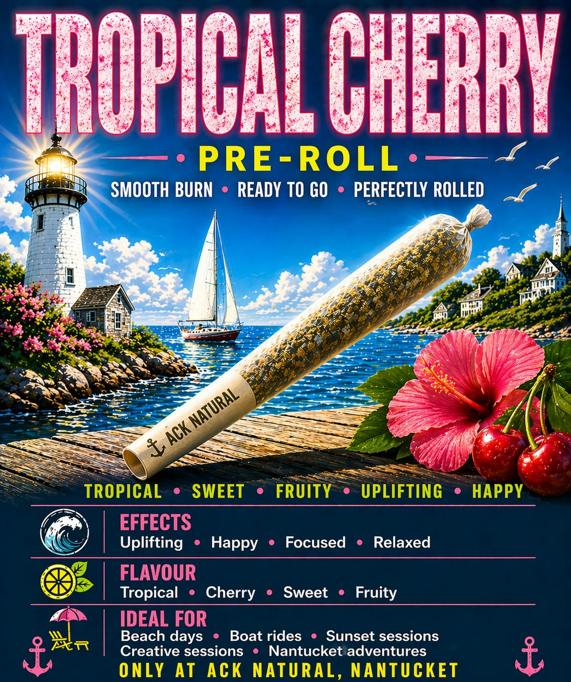 Tropical Cherry '26 | Joints | 1g at ACK Natural Cannabis Dispensary