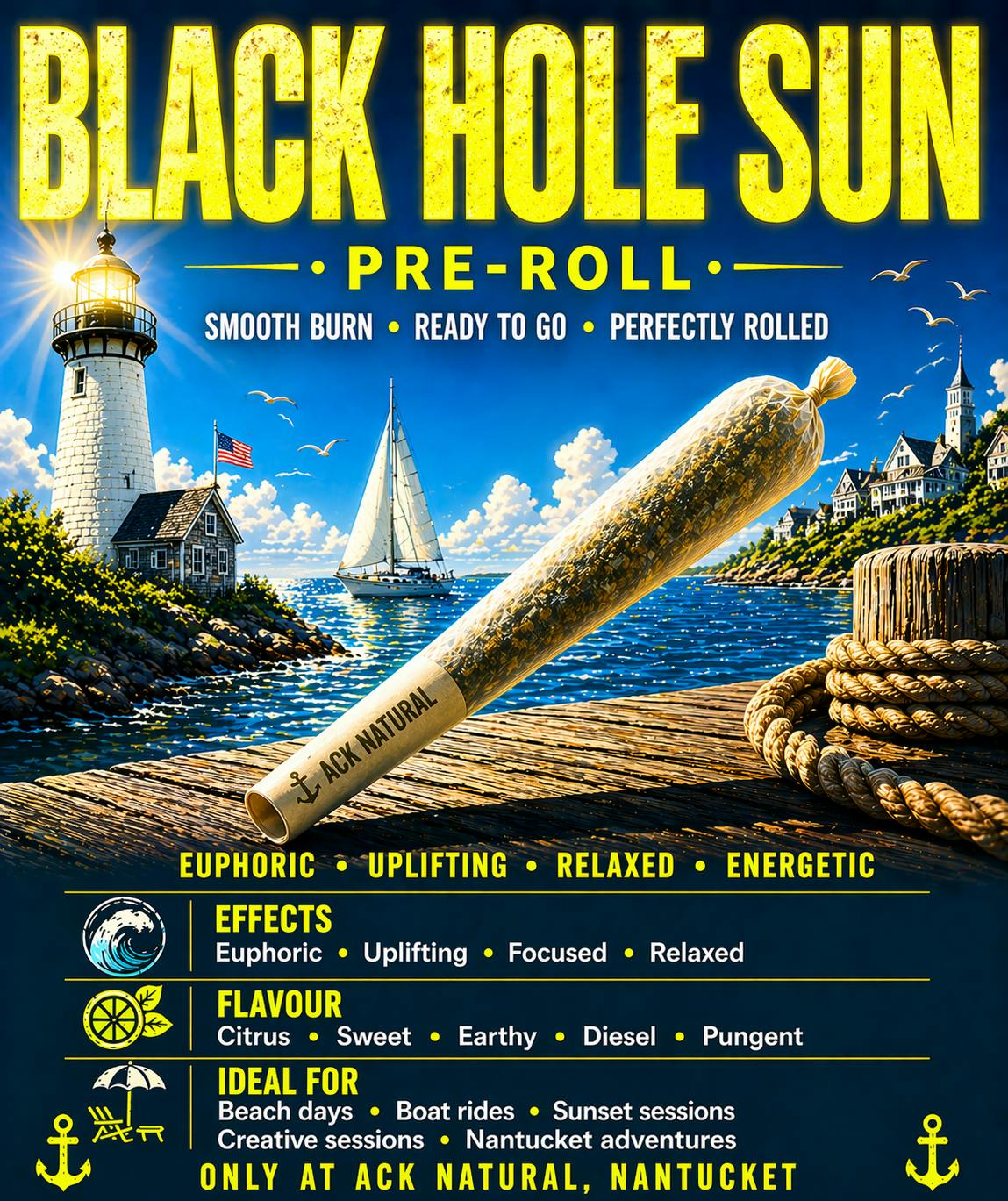 Black Hole Sun | Joints | 1g at ACK Natural Cannabis Dispensary