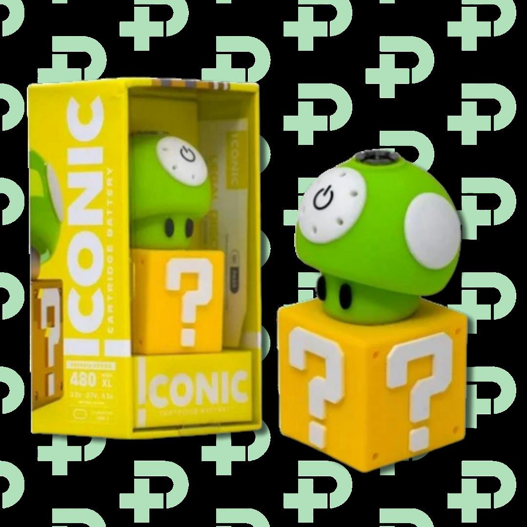 Iconic Mushroom 510 Battery - Green | Accessories