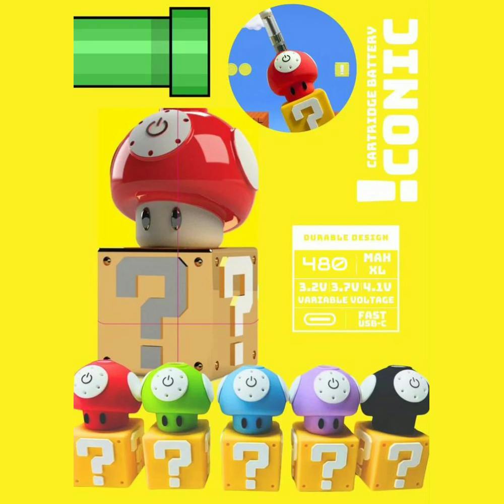 Mario Mushroom 510 Battery | Batteries