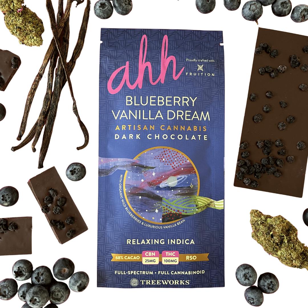 Blueberry Vanilla Dream Dark | Chocolates | 100mg/ea