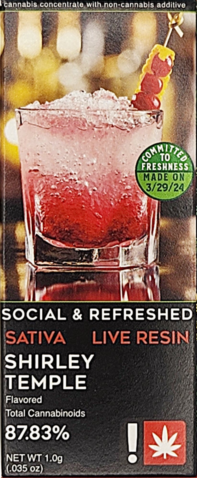 Shirley Temple: 1g