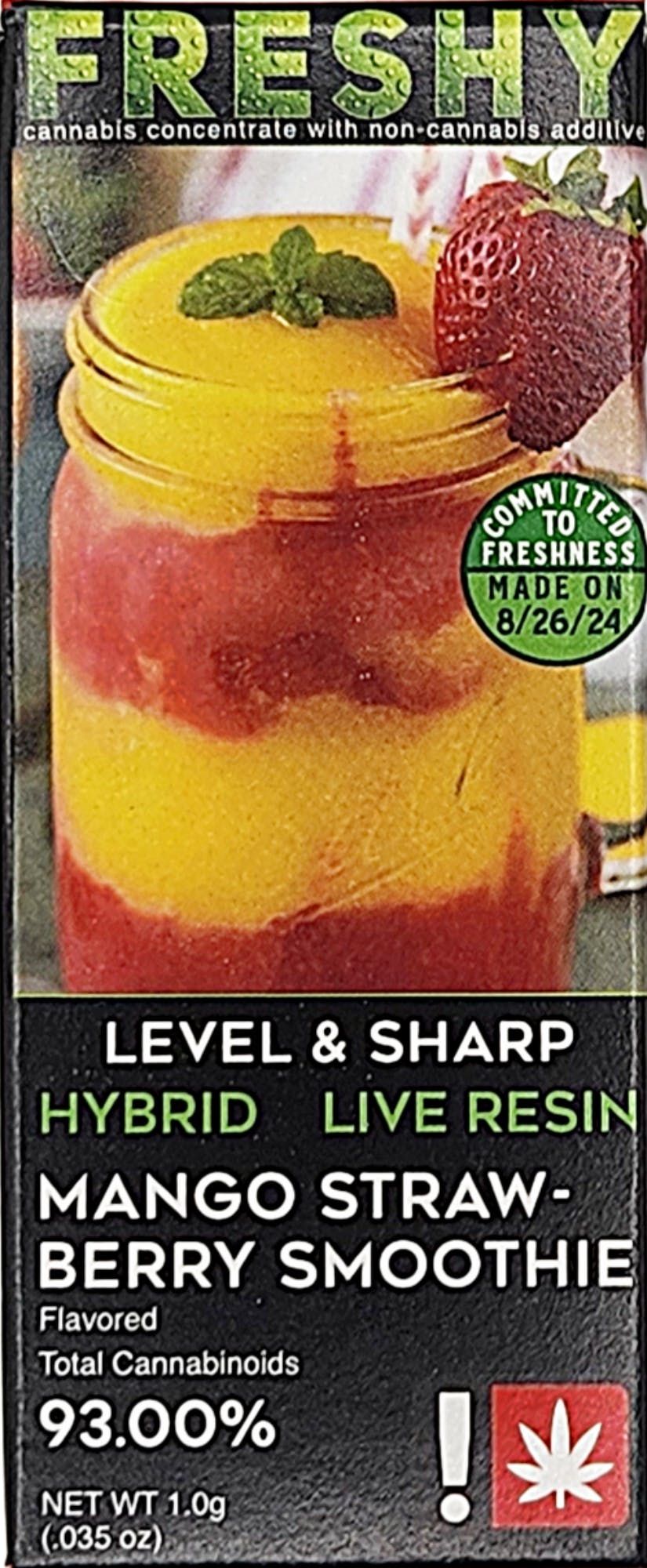 Mango Strawberry Smoothie: 1g