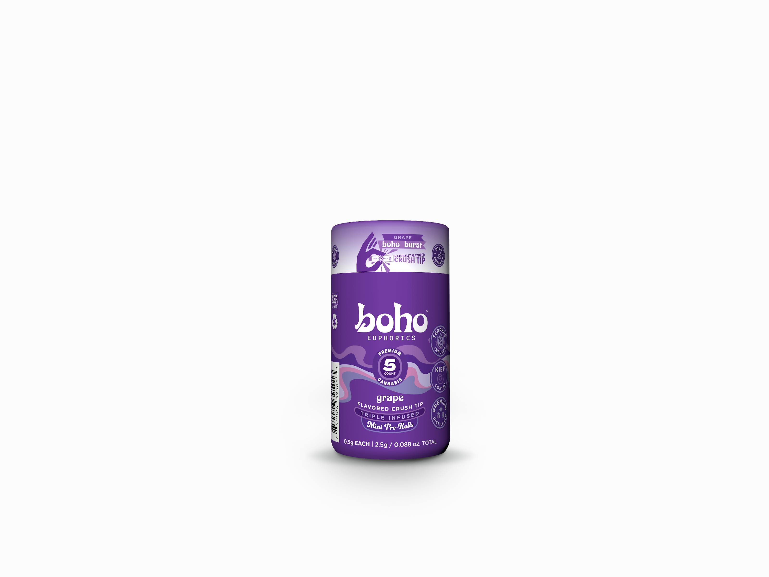 Grape Boho Burst | Infused Minis | 0.5g | 5pk