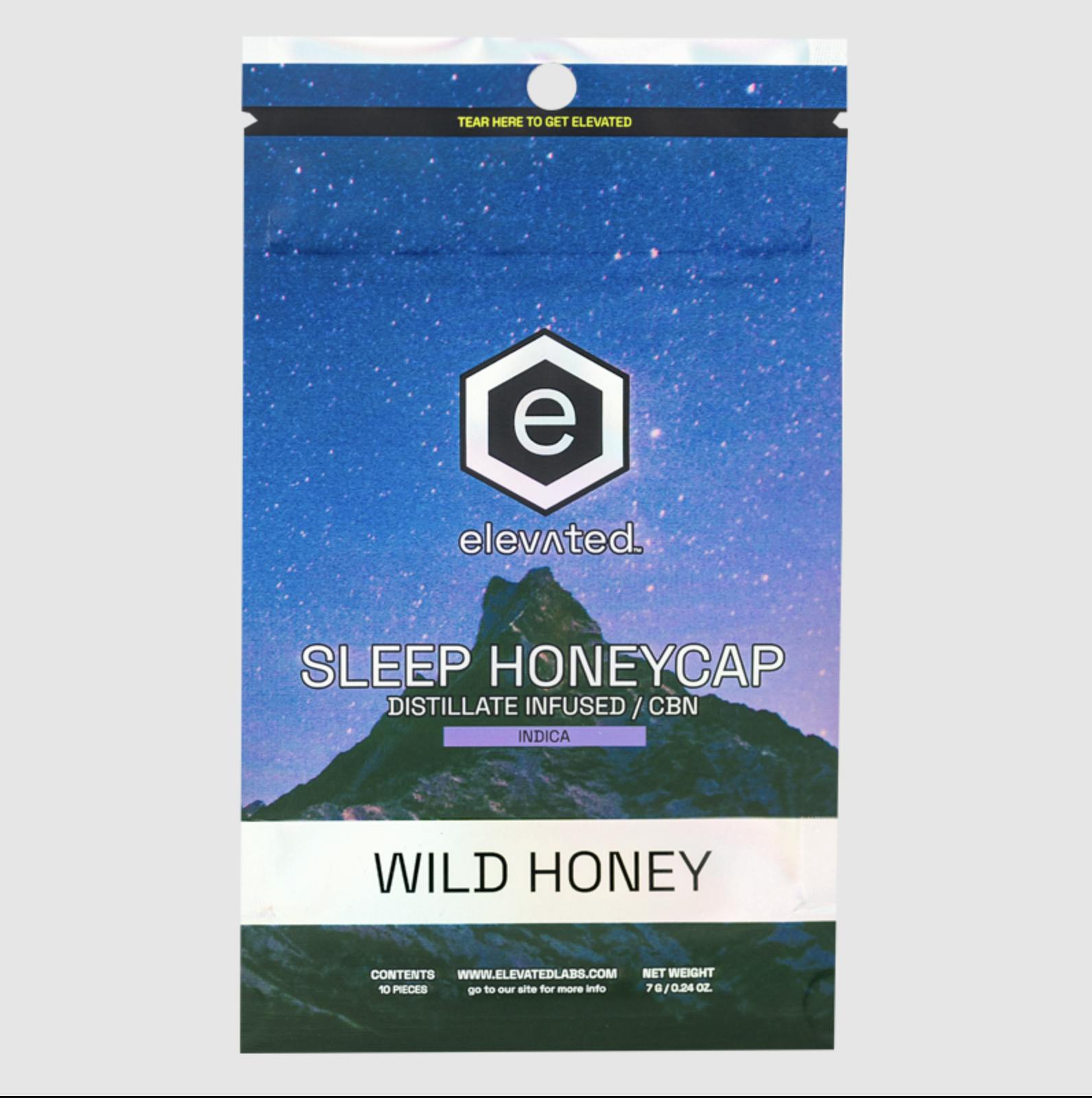 Sleep Wild Honey Caps | Indica | 500mg | 10ct | 50mg/ea