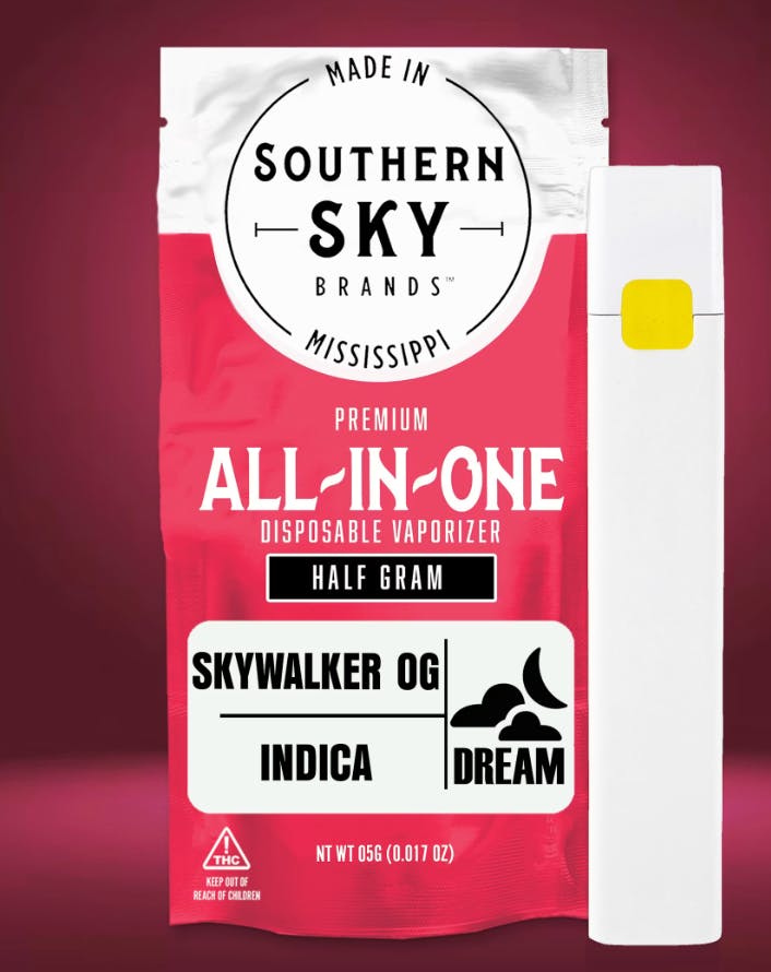 Skywalker OG | Disposable | 0.5g by Southern Sky Brands
