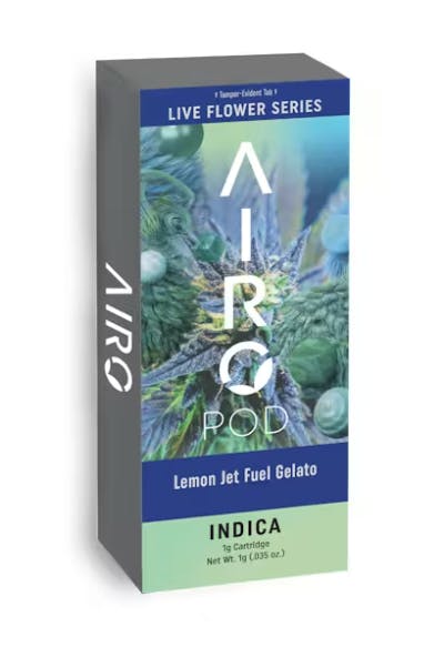 Lemon Jet Fuel Gelato | AiroPod - Live Flower Series | 1g Pod by Airo Brands