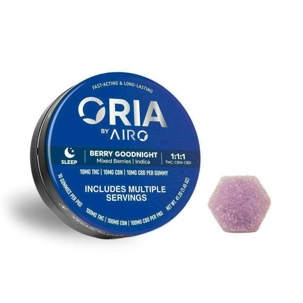 Berry Goodnight | Oria - Artisan Series | 100mg Gummies by Airo Brands