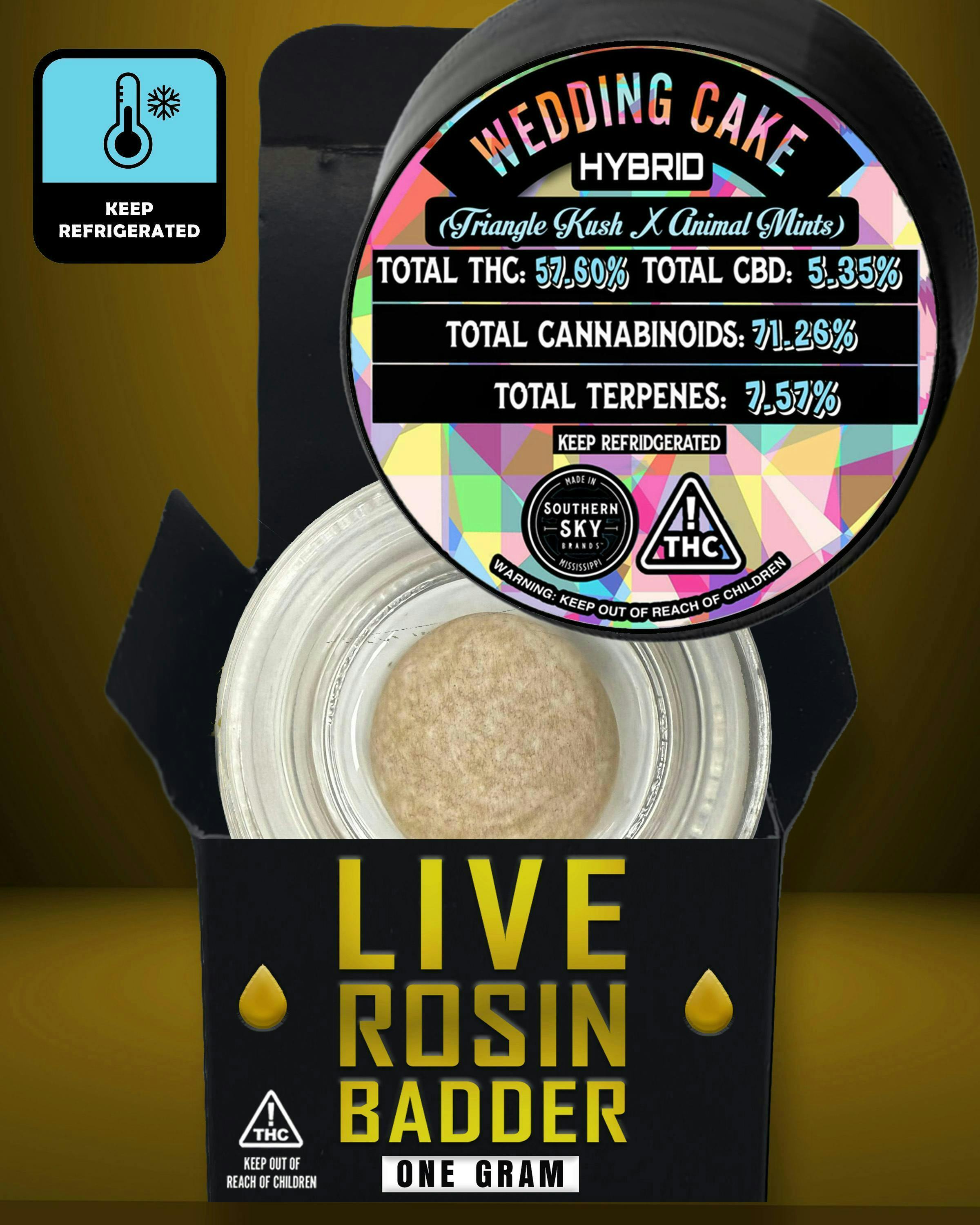 Wedding Cake | Live Rosin | Badder | 1g