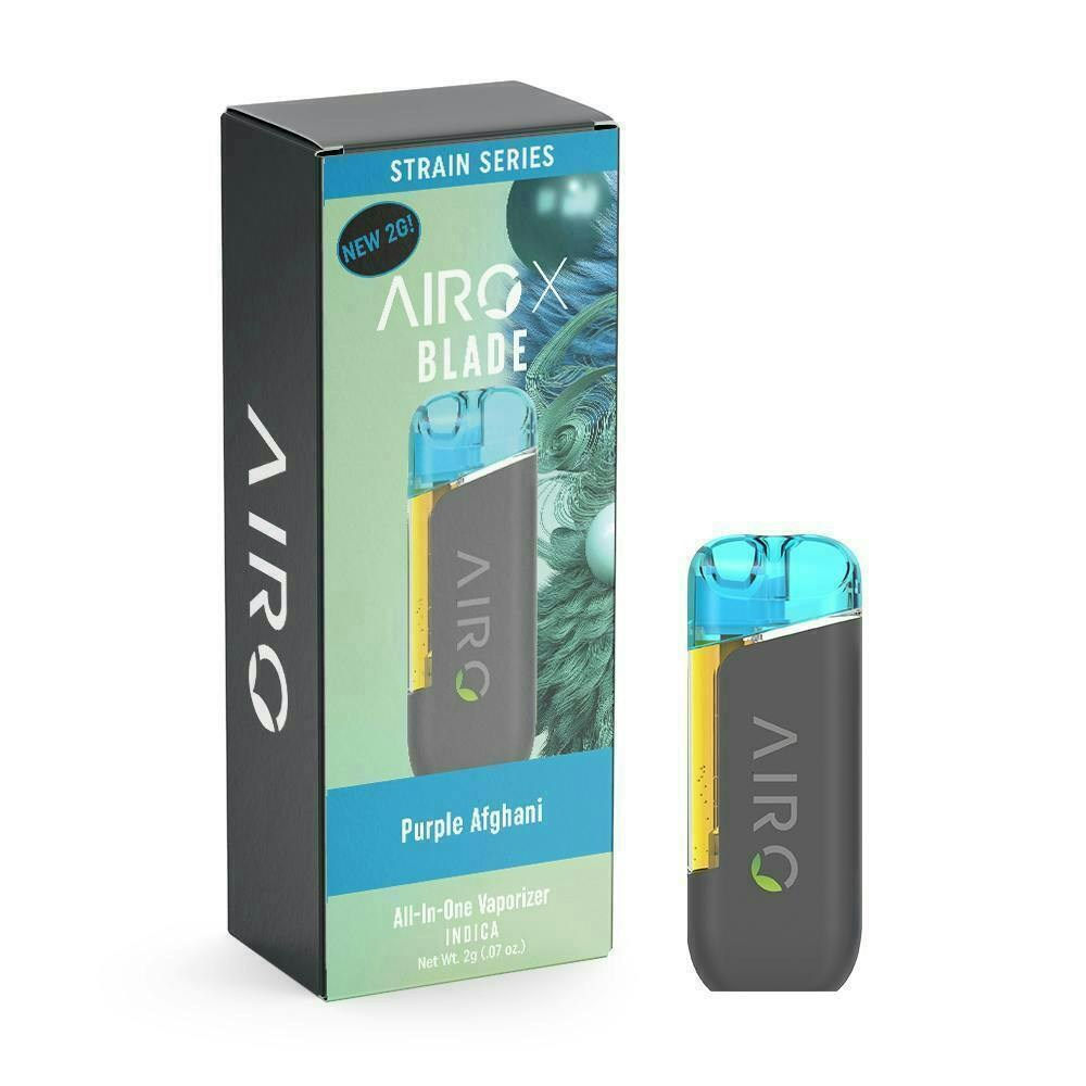 Purple Afghani | AiroX Blade - Strain Series | 2g All-in-One by Airo Brands