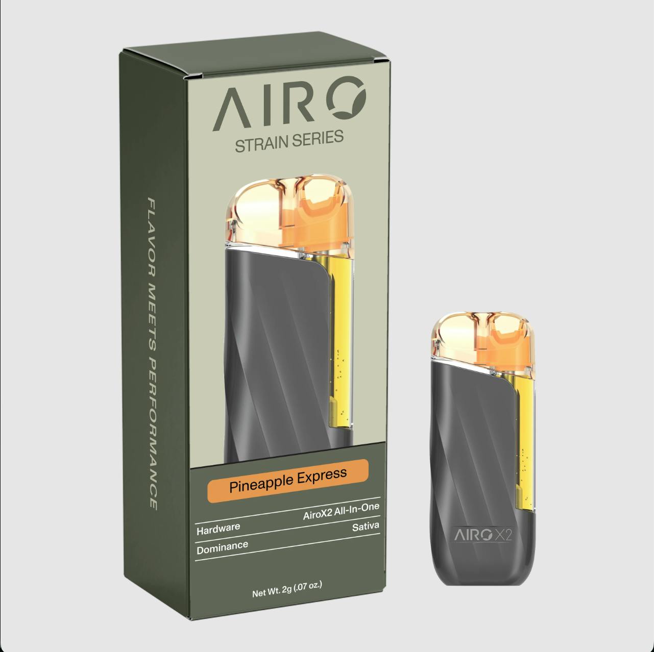 Pineapple Express | Airo2 - Strain Series | 2g All-in-One by Airo Brands