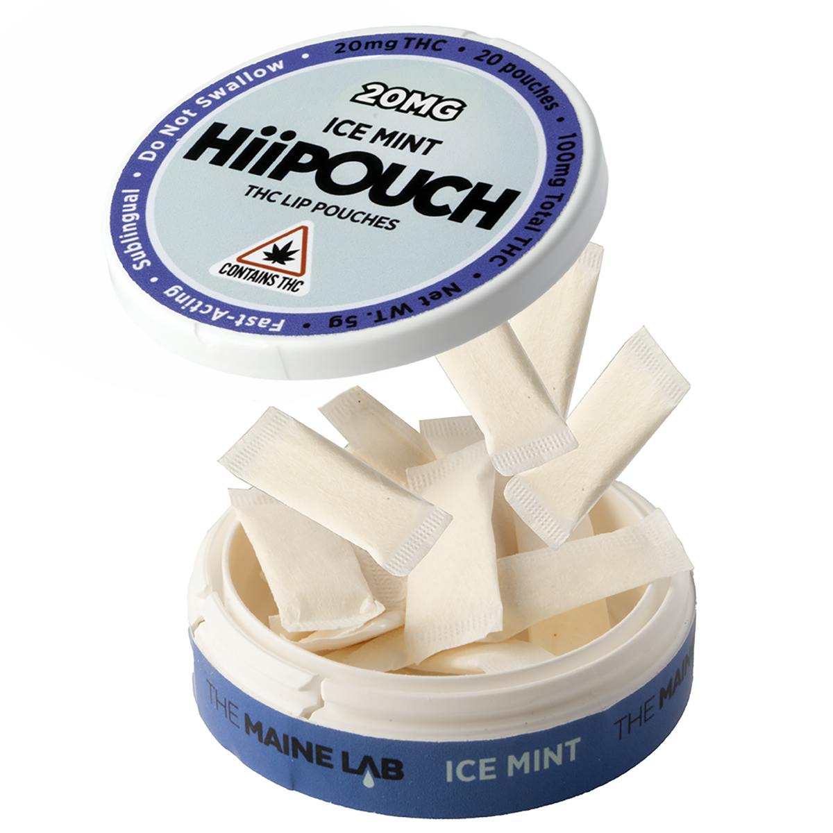 HiiPOUCH ICE MINT 20mg/400mg at Moosehead Farms