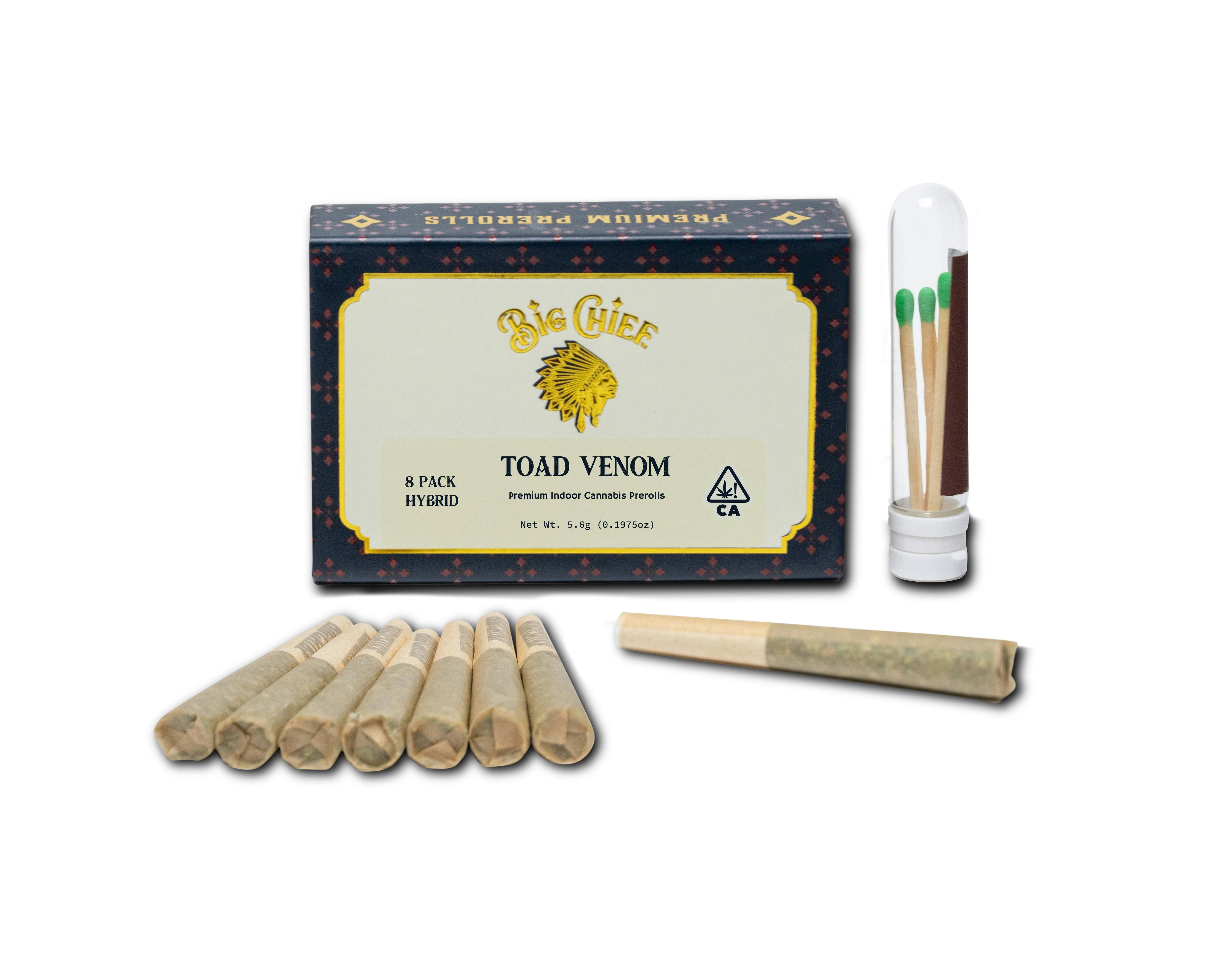 Big Chief | TOAD VENOM | Joint | 5.6 g each | 8pk