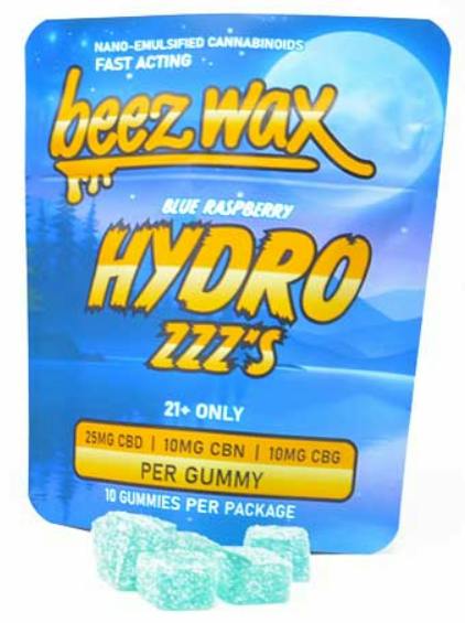 Blue Raspberry Hydro ZZZ | Gummies | 10pk at The Cannabis Co.