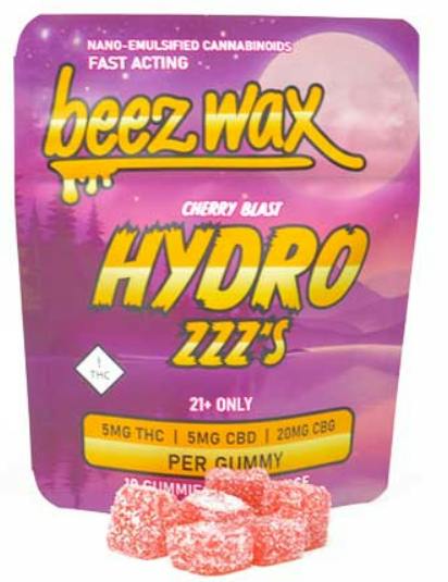 Cherry Blast Hydro ZZZ | Gummies | 10pk | 5mg/ea at The Cannabis Co.