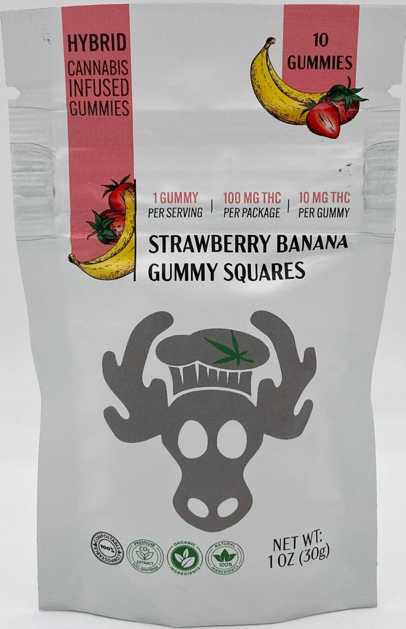 Strawberry Banana | Gummies | 10pk | 10mg/ea