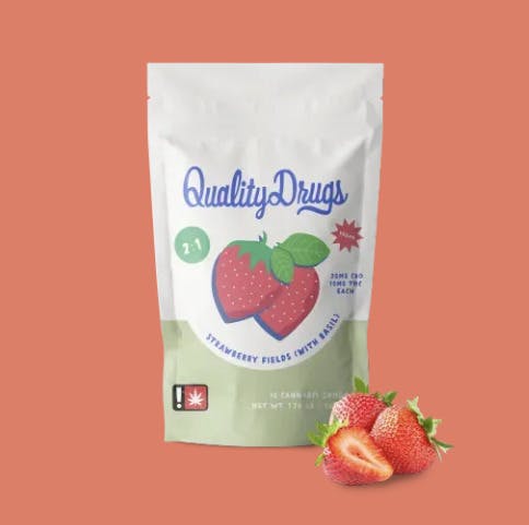 Strawberry Fields with Basil: 10pk