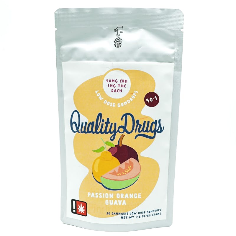 Passion Orange Guava Gumdrops: Gummies - 20pk - 1mg/ea