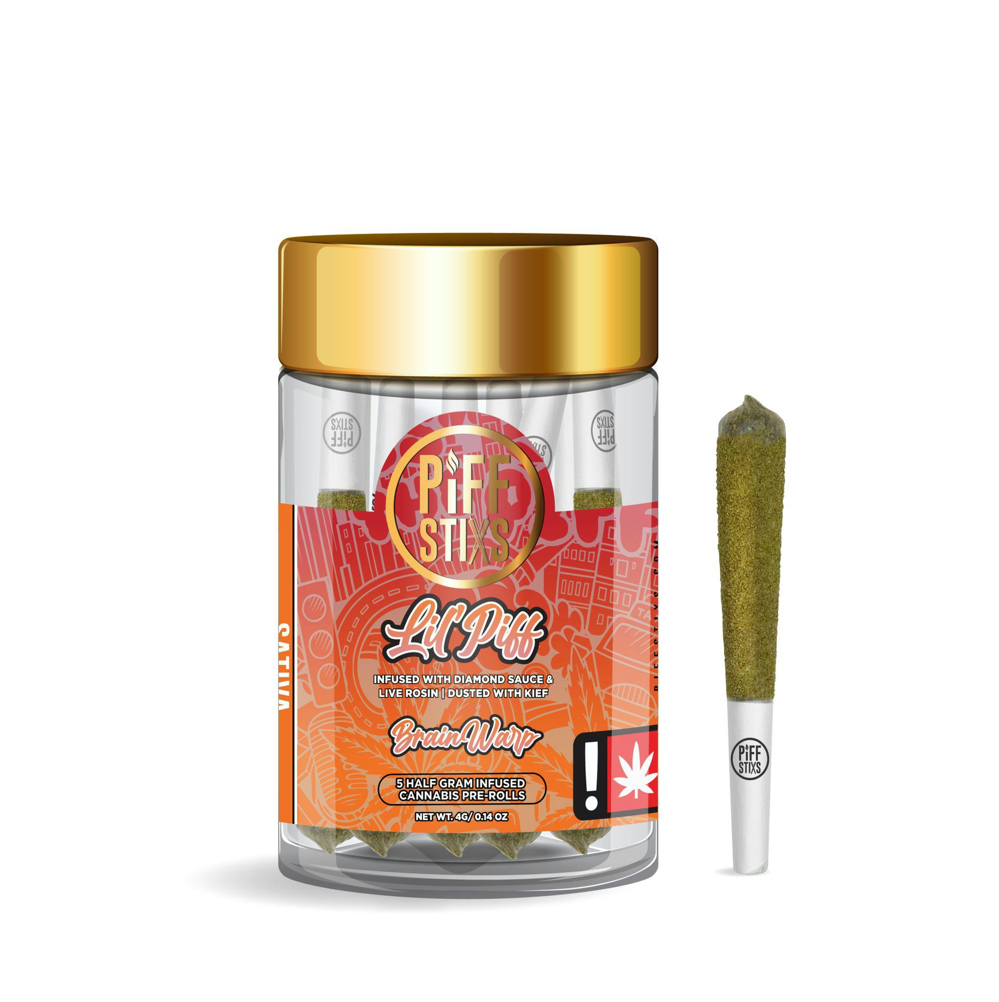 Brain Wrap | Infused Minis | 0.5g | 5pk
