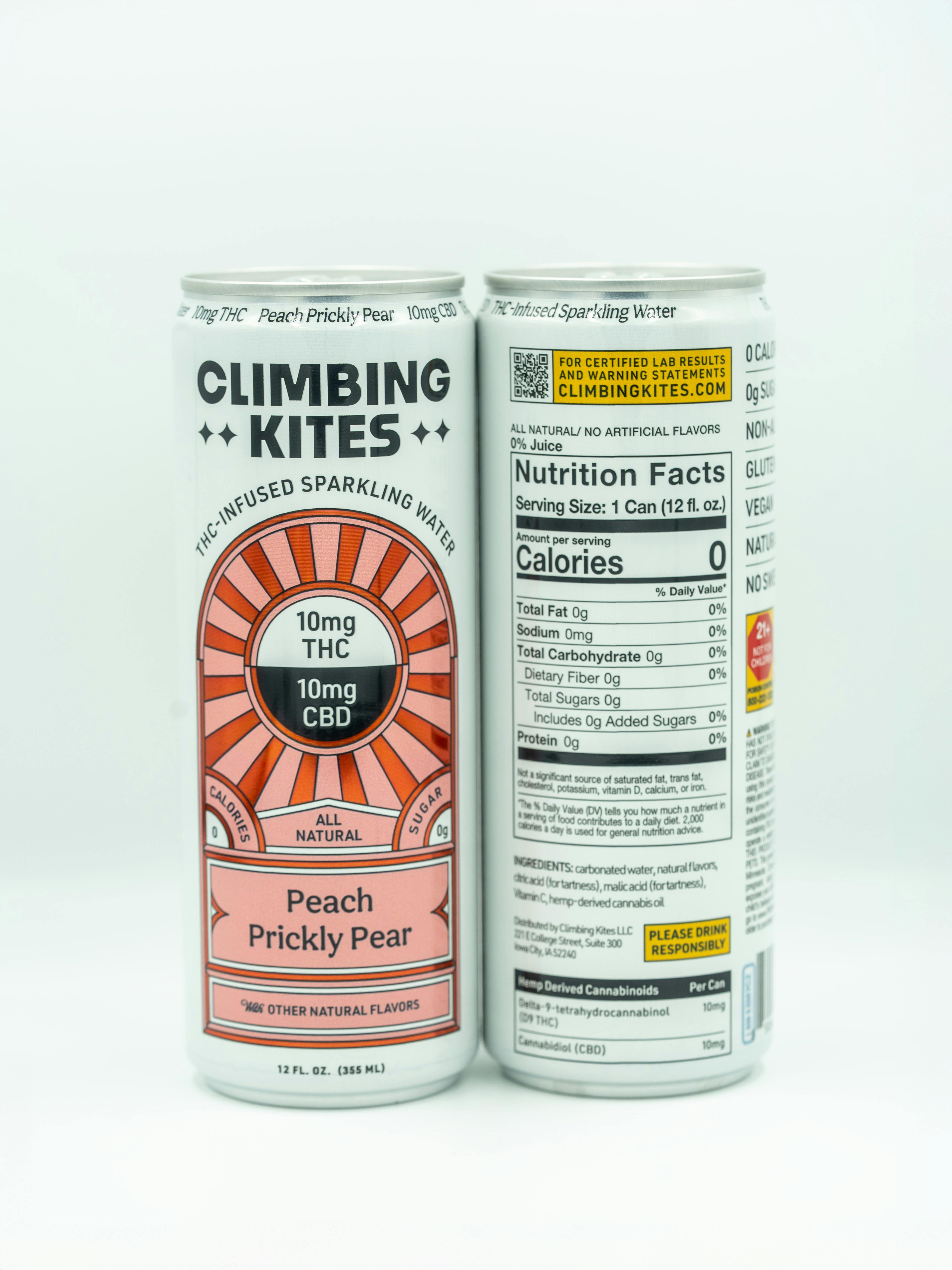 Peach Prickly Pear | Carbonated | 10mg | 12fl oz