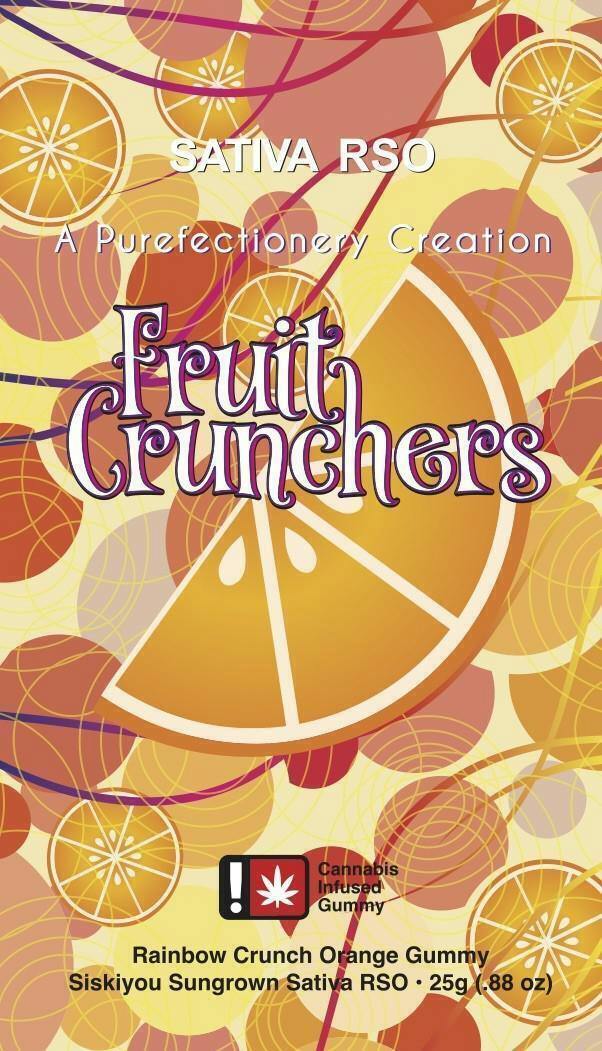 Fruit Crunchers Orange | Gummies | 10pk | 10mg/ea
