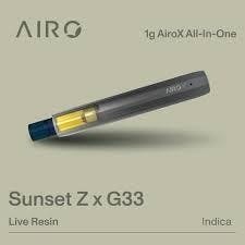 Sunset Z x G33 | AiroX - Live Resin | 1g All-in-One by Airo Brands