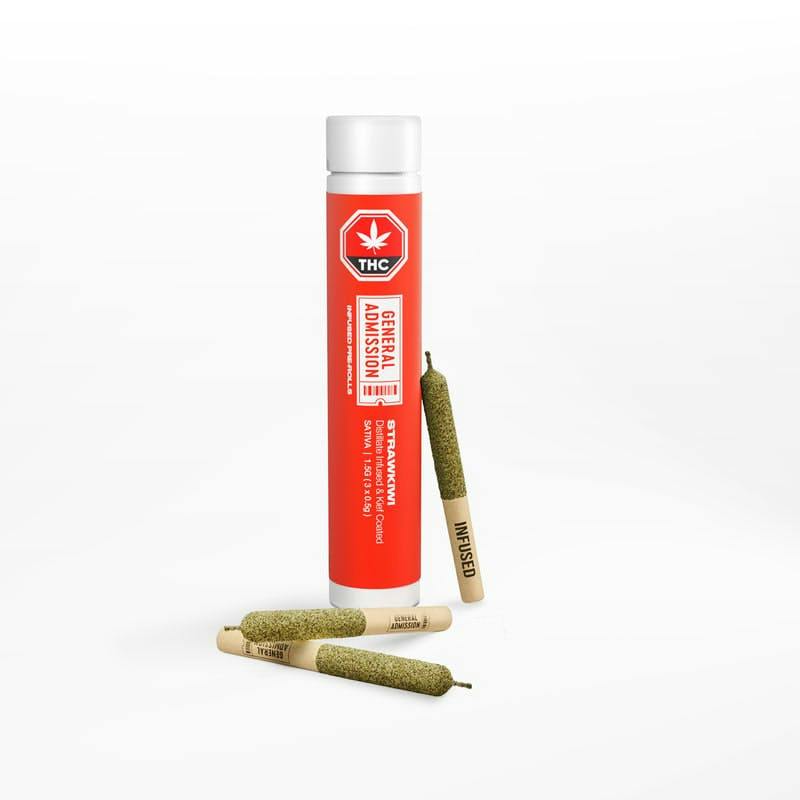Strawkiwi | Infused Minis | 0.5g each | 3pk