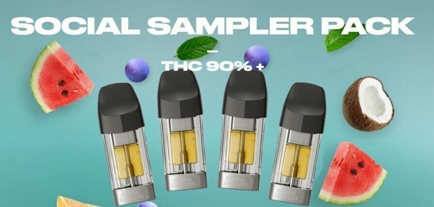 Social Sampler Pack | Cartridge | 1.12g
