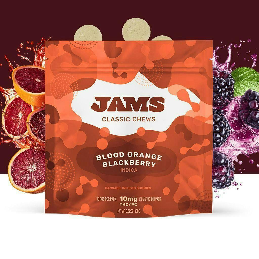Blood Orange Blackberry Jellies | 100mg | 10ct | 10mg/ea