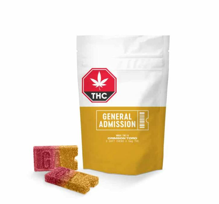 Crimson Toro Gummies | 10mg | 2ct | 5mg/ea