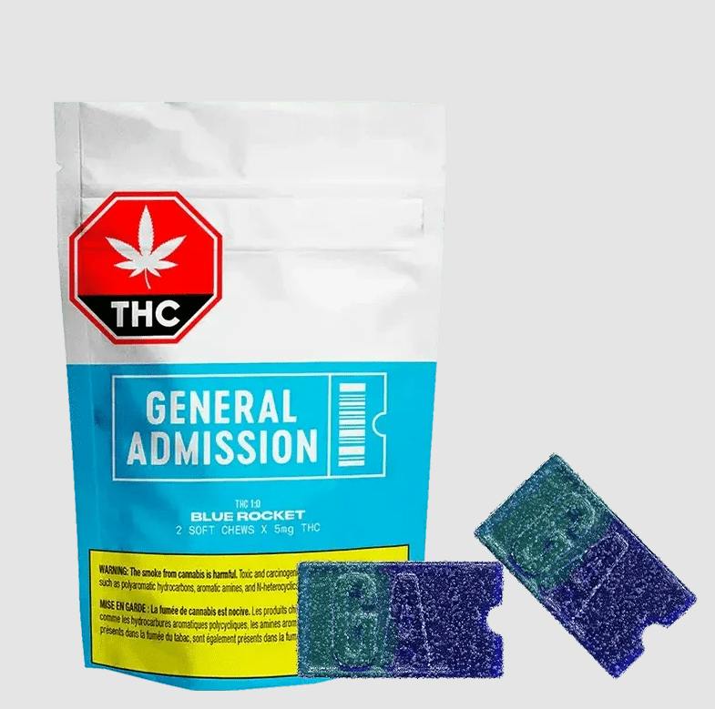Blue Rocket Gummies | Gummies | 2pk | 5mg/ea