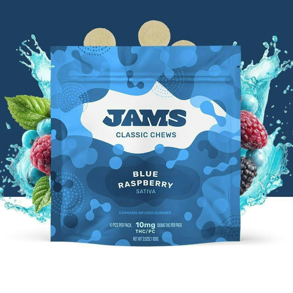 Blue Raspberry Jellies | 100mg | 10ct | 10mg/ea