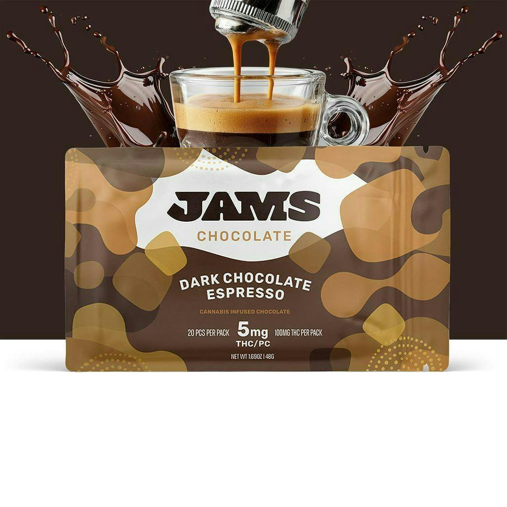 Dark Chocolate Espresso Chocolates | 100mg | 20ct | 5mg/ea