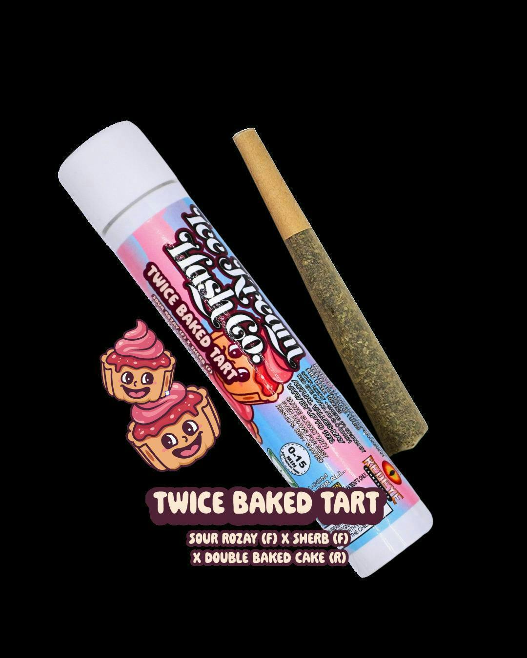 Twice Baked Tart | Rosin Infused Joint | 1g by Ice Kream Hash Co.