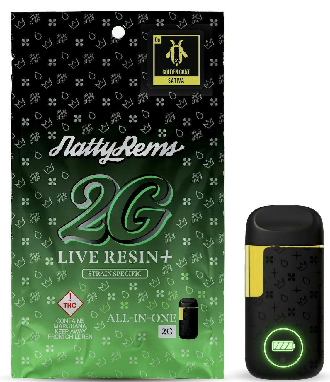 Golden Goat | Disposable | 2g by Natty Rems