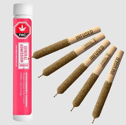 Strawberry Mango | Infused Minis | 0.5g each | 5pk