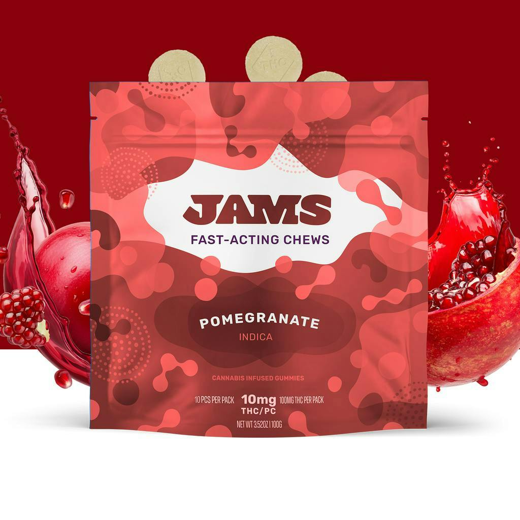 Pomegranate Jellies | 100mg | 10ct | 10mg/ea
