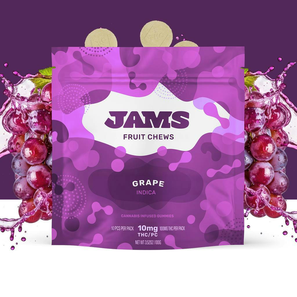Grape Jellies | 100mg | 10ct | 10mg/ea