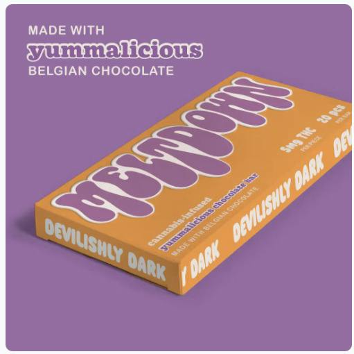 Devilishly Dark Chocolate Bar | Chocolates | 20pk | 5mg/ea