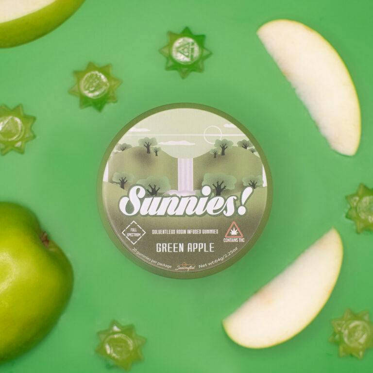 Green Apple Rosin | Gummies | 20pk | 5mg/ea