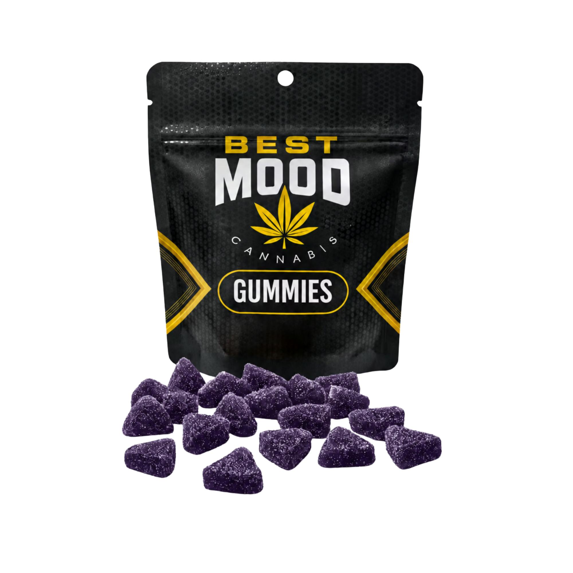 Best Mood | Juicy Grape Gummies - 1000 mg - | Gummies | 20pk | 50mg/ea