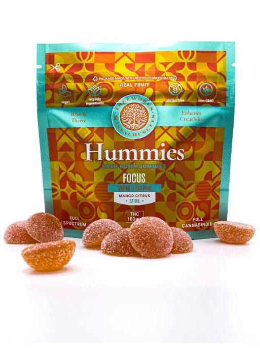 Focus Mango Citrus Hummies | Gummies | 10pk | 10mg/ea