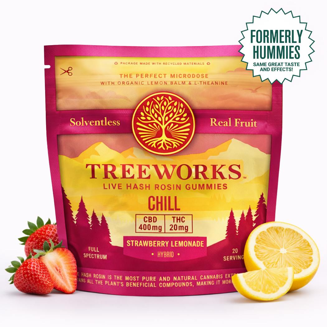 Treeworks | Chill: Strawberry Lemonade 20:1 | 100mg | | Treeworks | Gummies