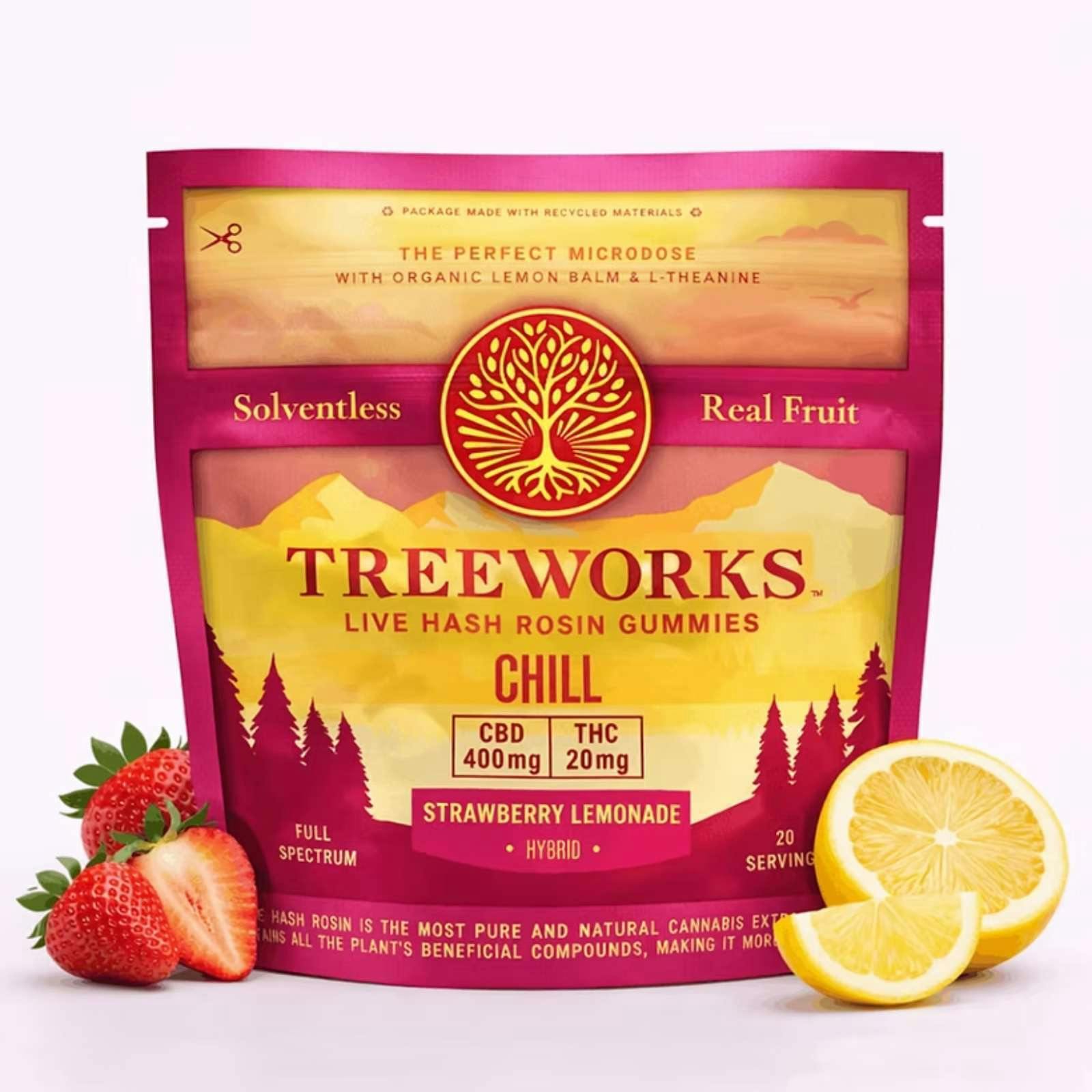 Chill Strawberry Lemonade Hummies | Gummies | 20pk | 1mg/ea