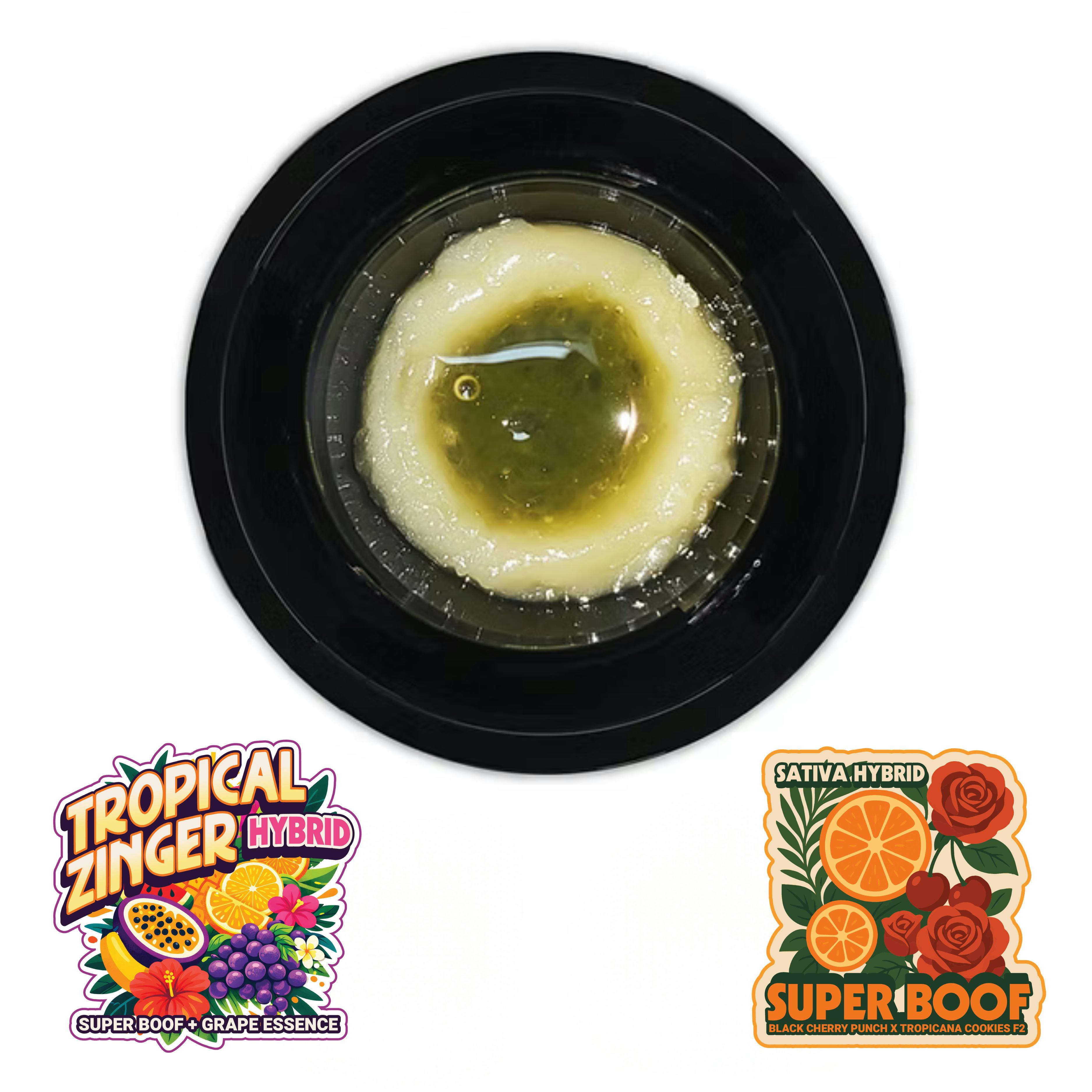 Super Boof & Tropical Zinger | Solventless | Rosin | 1g