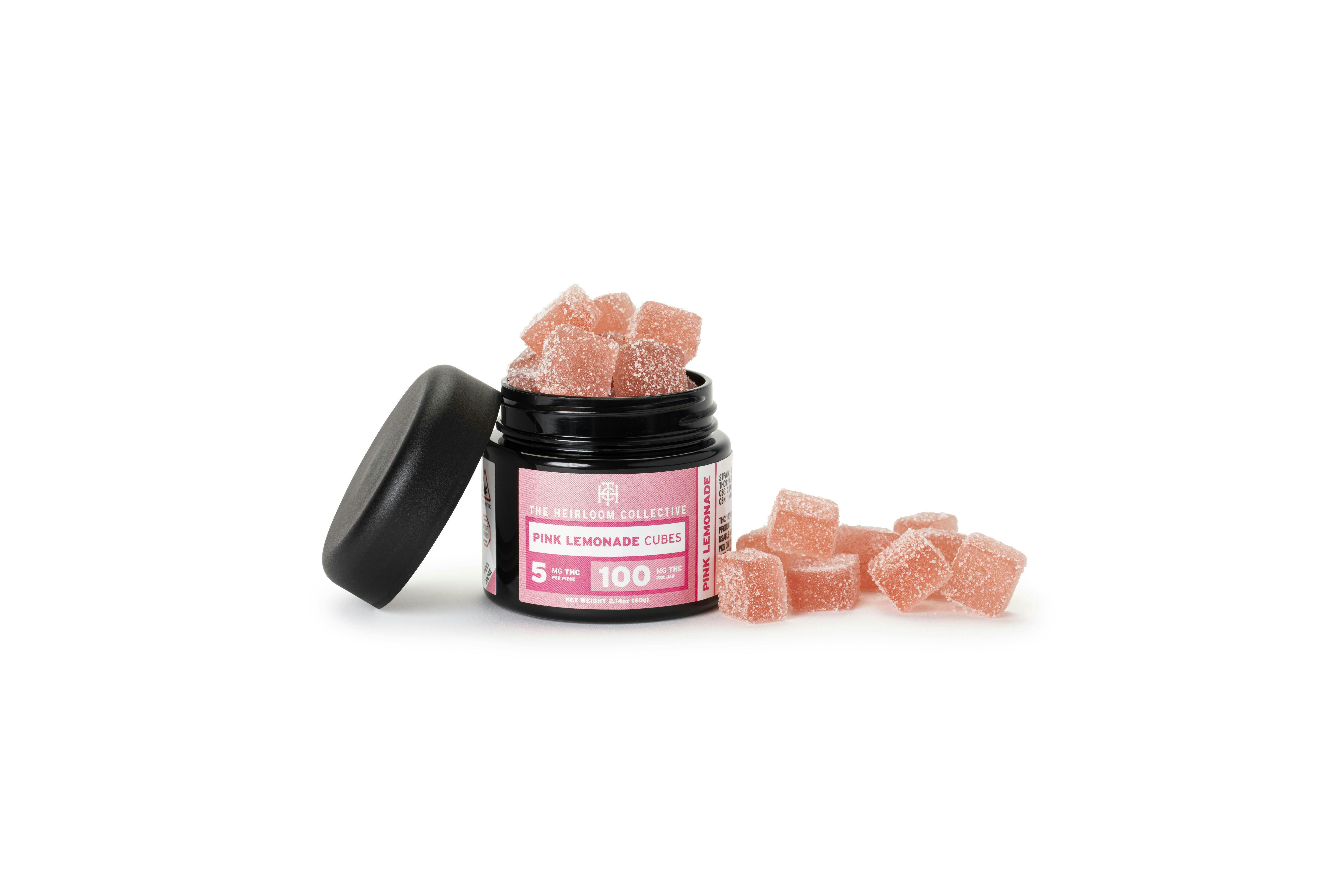 Pink Lemonade Cubes | Gummies | 20pk | 5mg/ea at Canna Provisions Weed Dispensary Lee